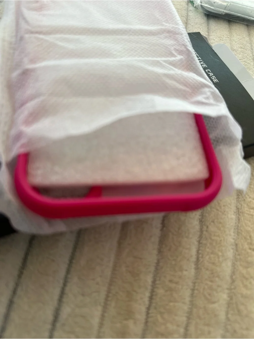 PRO CASE  Pink  Protective Case W/Ring Holder for iPhone 16 Pro